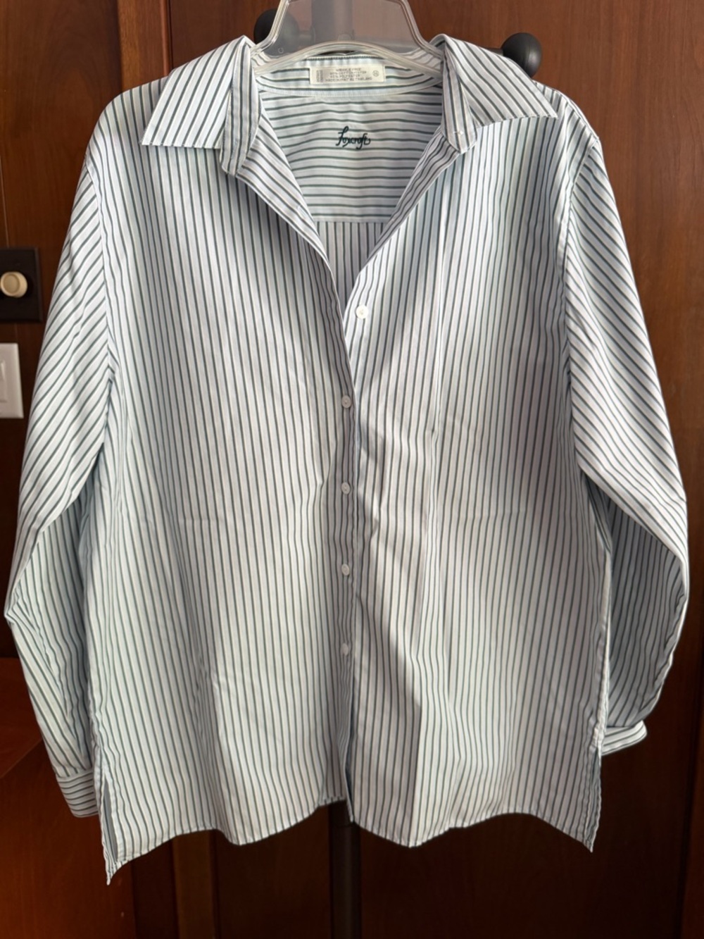 Foxcroft Women's Striped Button Down
